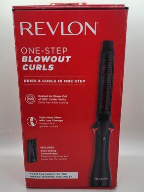 Revlon One-Step Blowout Curls Ceramic 11/4"Hair Styler 2-in-1 Dryer & Curling